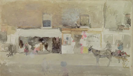Straßenszene in Chelsea, ca. 1888